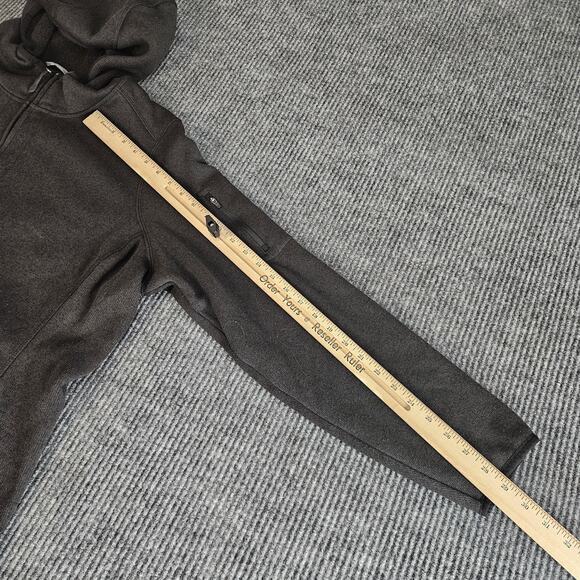L.L.Bean Jacket Womens 3X Hooded Full Zip Charcoal Gray Sweater Fleece Hoodie - Picture 10 of 12